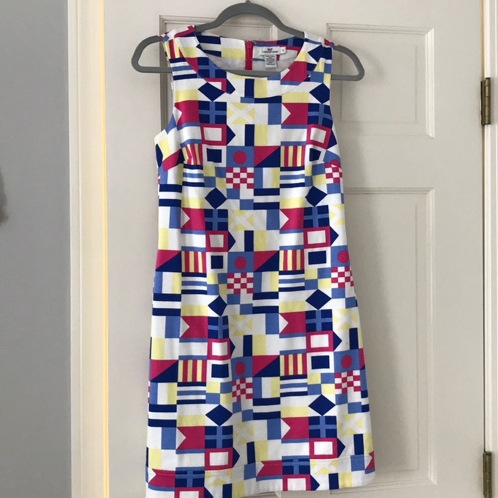 ✨Vineyard Vines nautical flag dress🇺🇸✨